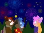 1girls 2boys chip dale finger fireworks gadget hand night tomarmstrong20 tree // 1600x1200 // 969.0KB
