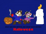 2boys candle chip cosplay crossover dale darkwing_duck darkwing_duck_(series) don_karnage fire halloween pumpkin saber talespin tomarmstrong20 // 1600x1200 // 69.0KB