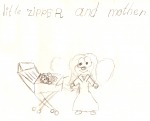 baby buggy diaper imiladris original sketch zipper // 1300x1057 // 432.7KB