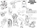 1boys 1girls angry chip gadget midcity_cartoons sketch // 3300x2550 // 1.2MB
