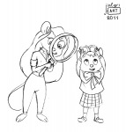 2girls crossover gadget goggles jialgri magnifier olivia_flaversham sketch the_great_mouse_detective // 574x600 // 75.5KB