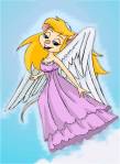 angel angel_wings dress flying gadget in_air pink_dress rebekah sky wings // 850x1164 // 122.2KB