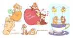2boys apple chip cup dale diaper eating embrace food hand hearts lying sit sleep tea umintsu young // 1209x634 // 493.4KB