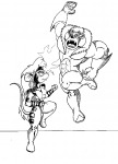 fist gadget karen_mollett lineart magic monkey superhero superhero_suit // 597x826 // 14.3KB