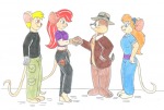 arm-in-arm chip cosplay crossover gadget jose_ramiro kim_possible kim_possible_(series) ronald_stoppable // 656x444 // 89.8KB