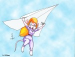 airplane chip_n'death flying gadget hanging in_air paper_airplane sky // 900x685 // 231.1KB