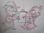 2boys angry book chip closed_eye dale kena86 sketch // 541x413 // 83.4KB